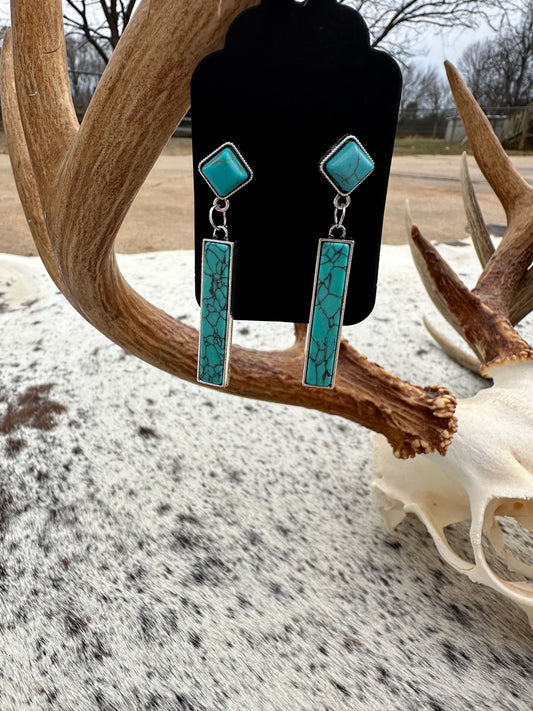 Turquoise Dangle Earrings