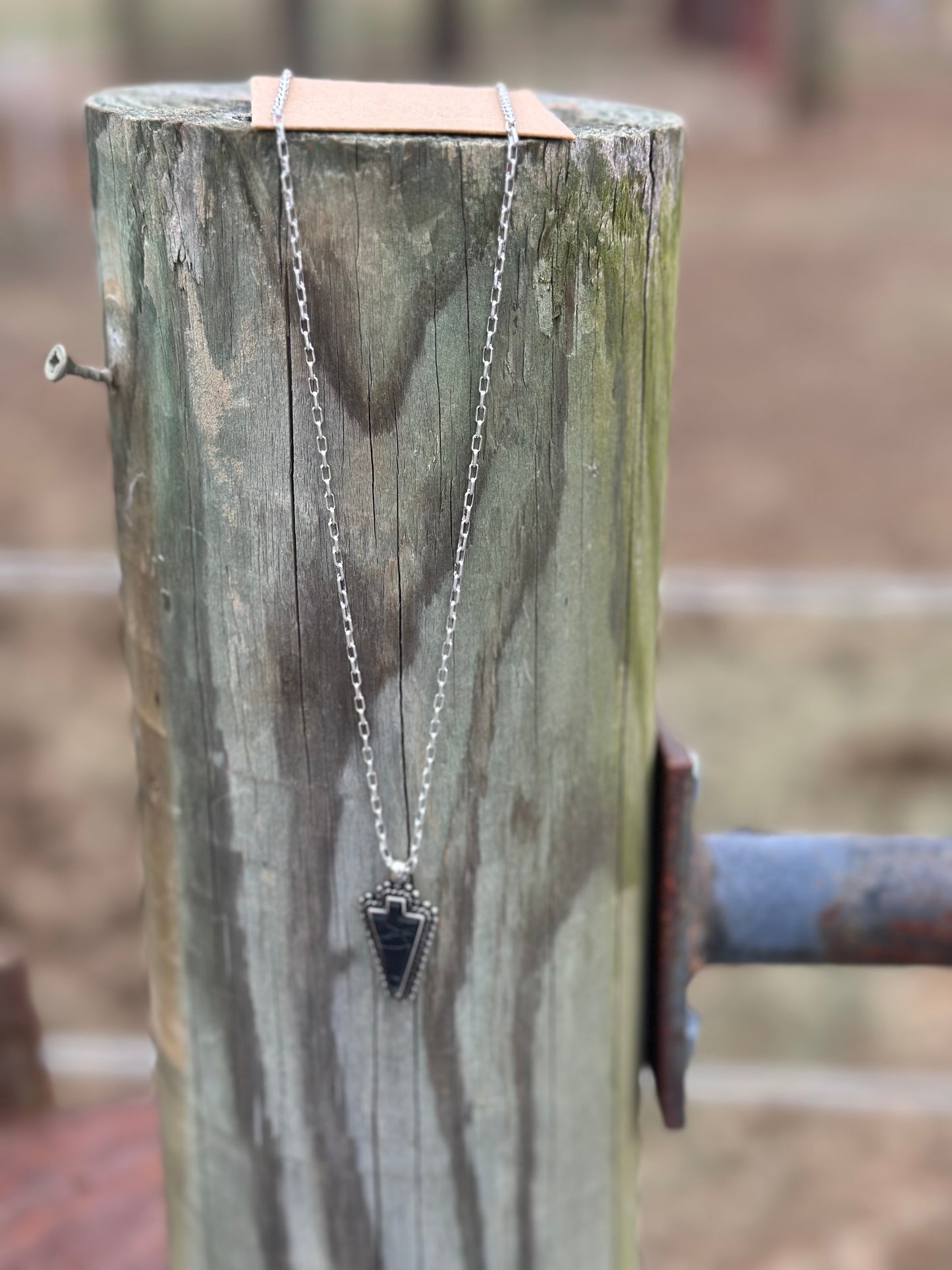 Black Arrow Necklace