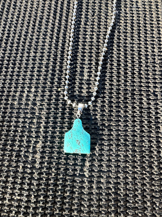 Ear Tag Necklace